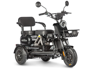 Электротрицикл Wanshida UN MOTO 60V 650Вт (черный)