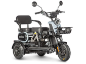 Электротрицикл Wanshida UN MOTO 60V 650Вт (черно-синий) - Фото 0